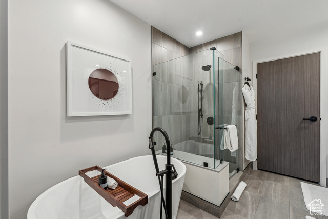 2417 West High Mountain Road, Unit 2202 Park City, UT 84098 - Photo 15 of 28 Bathroom with shower with separate bathtub