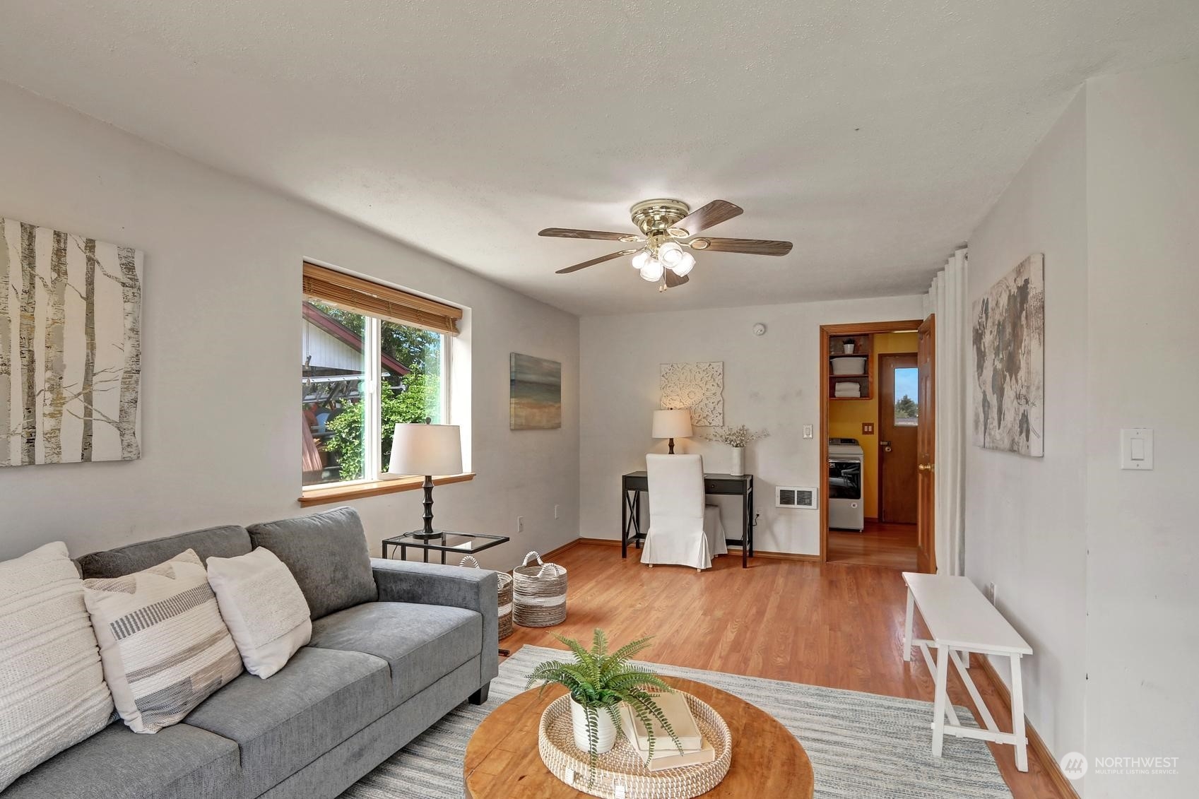 2303 Burley Drive Everett, WA 98208 - Photo 15 of 22 a living room with furniture chandelier and a window
