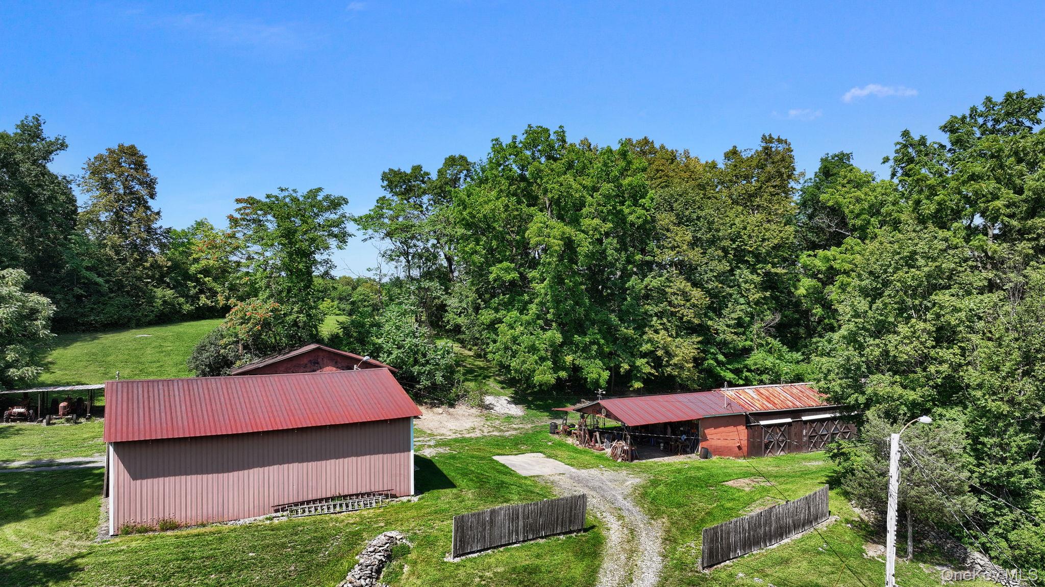 470 Little Britain Road Newburgh, NY 12550 - Photo 6 of 45 View from above of property with a heavily wooded area