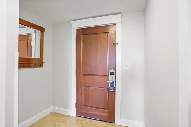 a view of front door