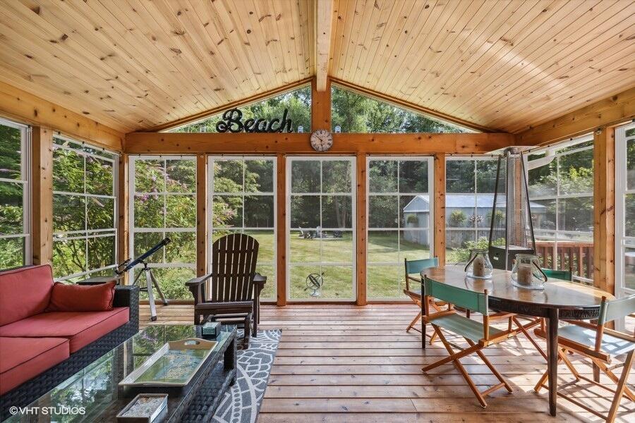 7080 Youngren Road Three Oaks, MI 49128 - Photo 9 of 32 Screen porch - EZ breeze windows