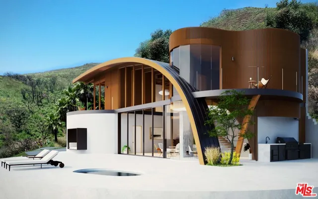 a view of balcony with furniture