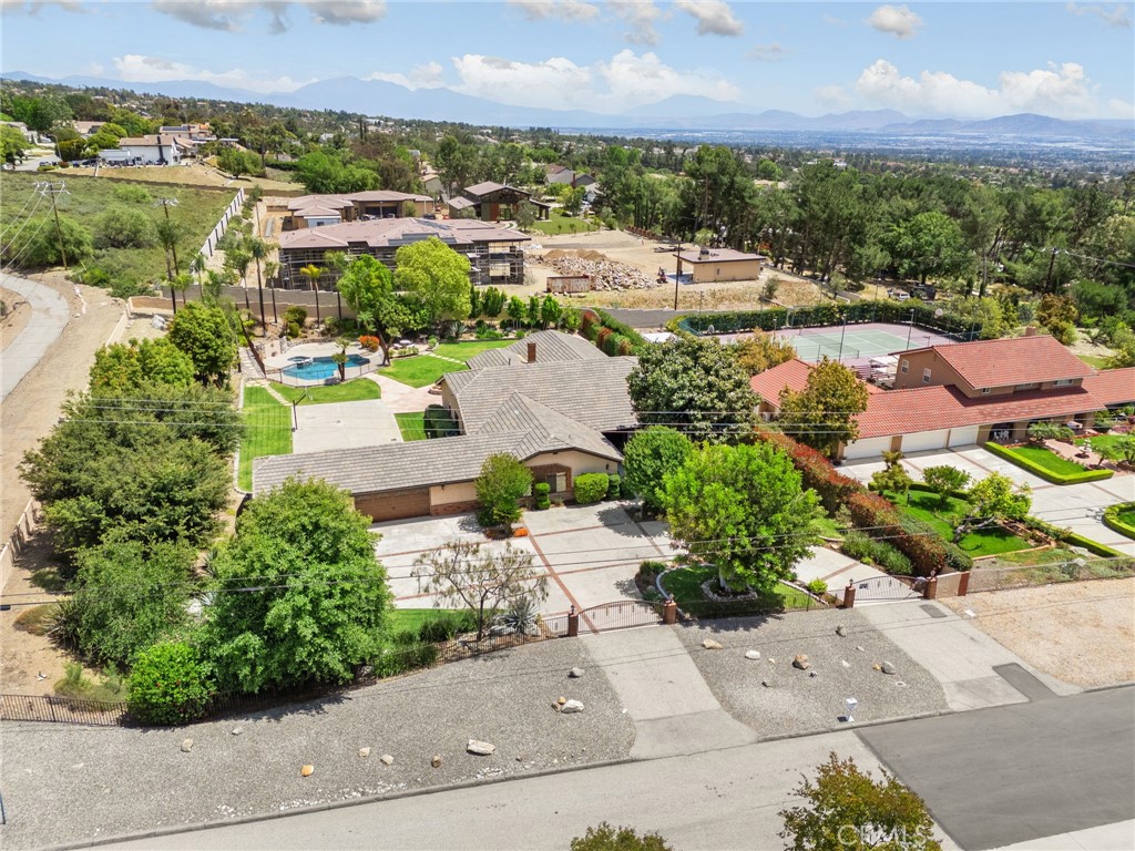 5297 Amethyst Street Rancho Cucamonga, CA 91737 - Photo 56 of 64 an aerial view of a houses with city view
