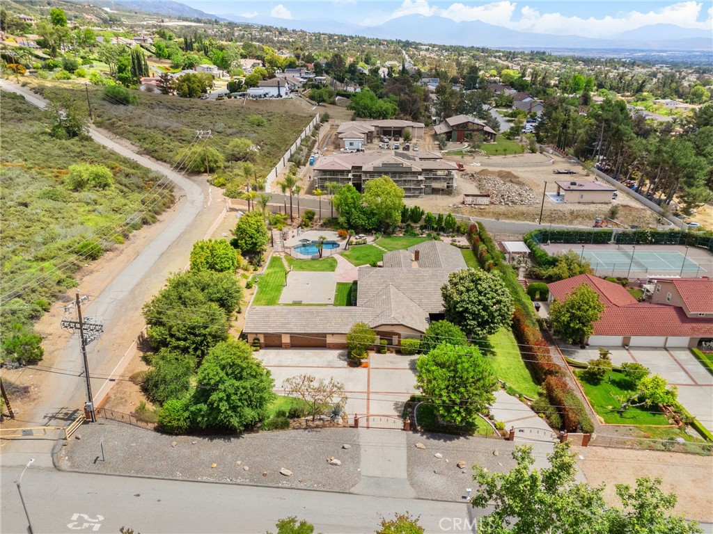 5297 Amethyst Street Rancho Cucamonga, CA 91737 - Photo 60 of 64 an aerial view of residential houses with outdoor space