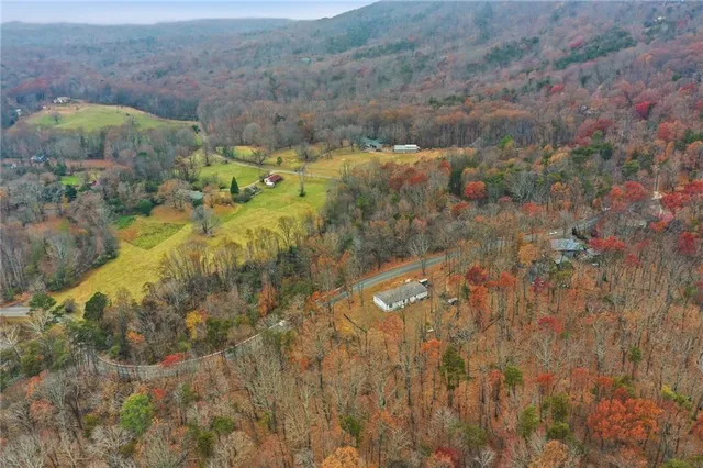 a view of swimming pool from a yard