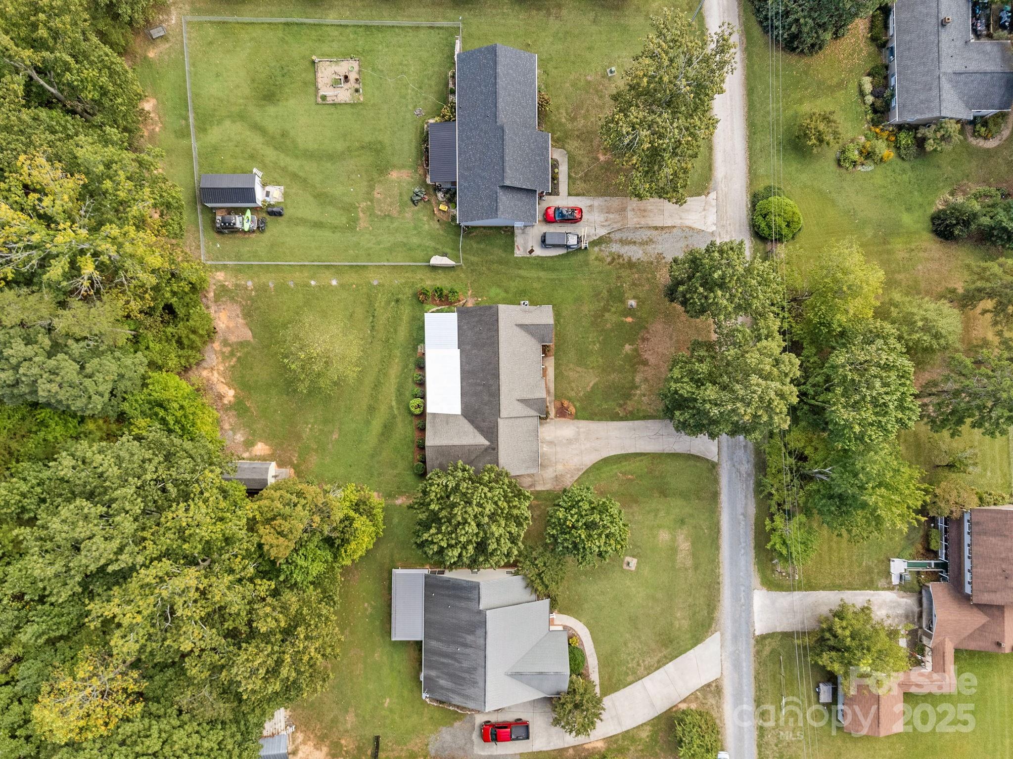 190 Teague Road Salisbury, NC 28146 - Photo 4 of 44 an aerial view of a house with a yard