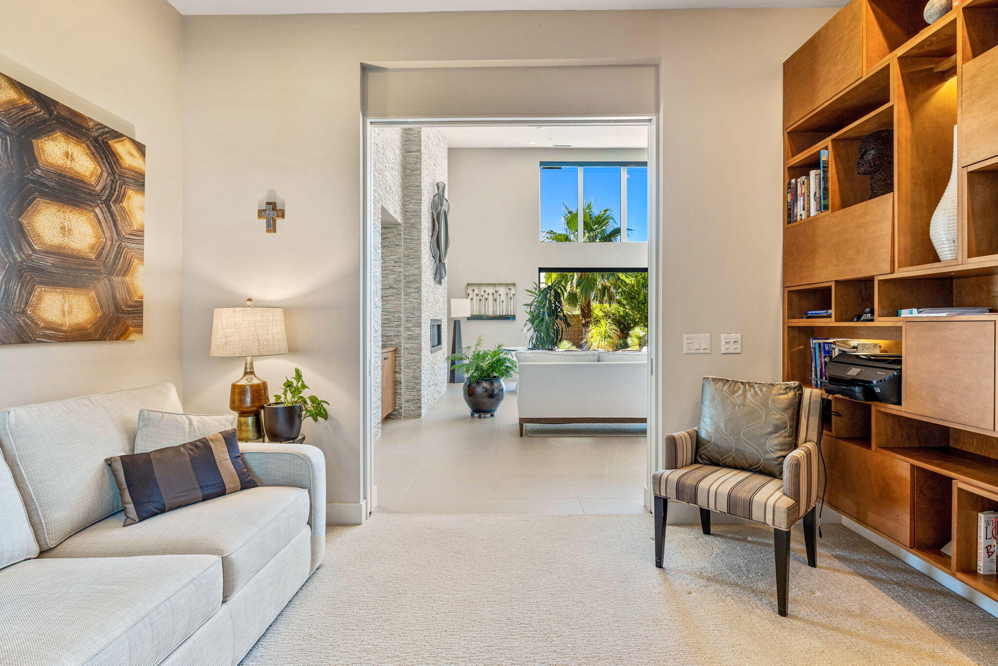 5 Via Merenda Rancho Mirage, CA 92270 - Photo 50 of 84 a living room with furniture and a window