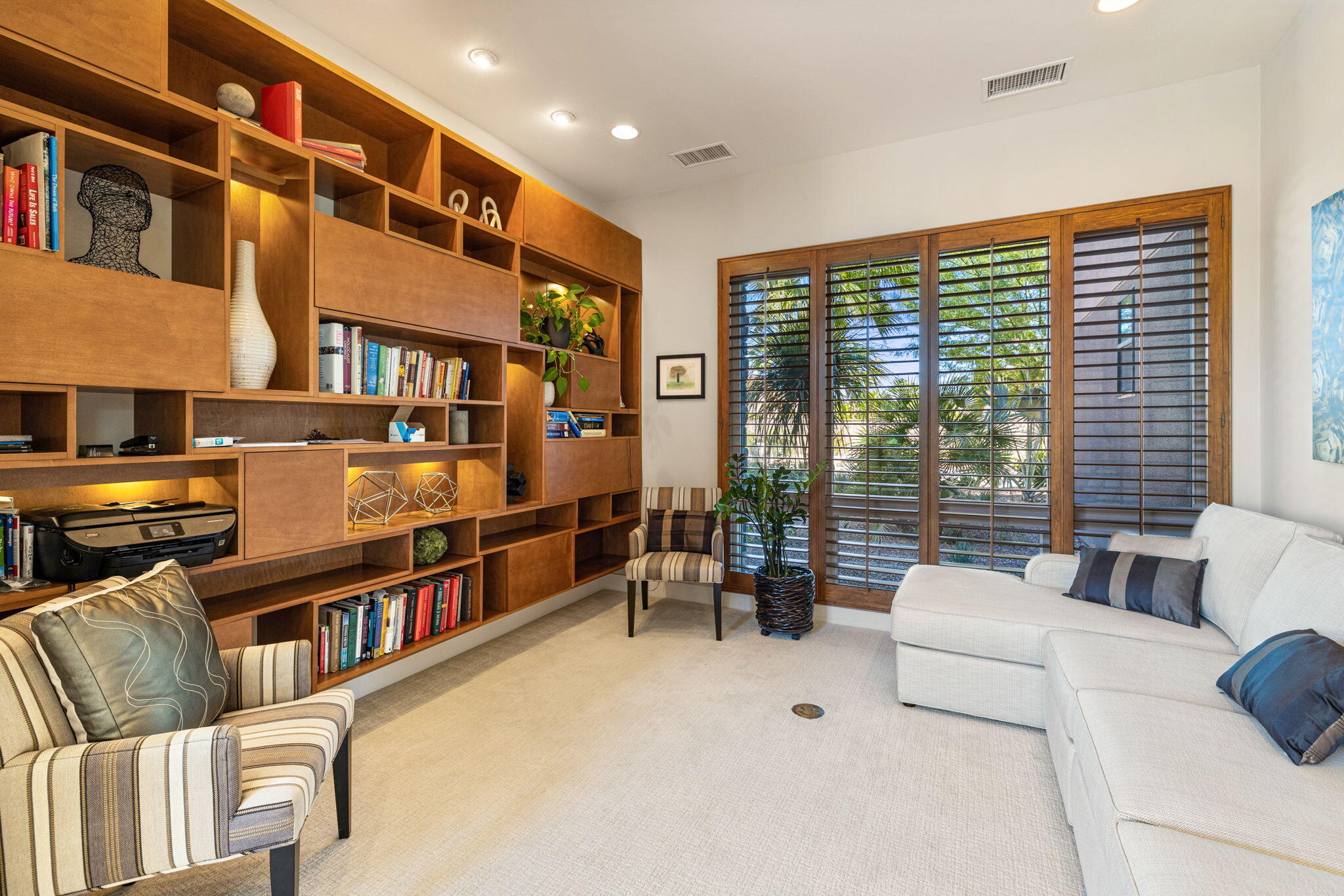 5 Via Merenda Rancho Mirage, CA 92270 - Photo 51 of 84 a living room with furniture and a large window