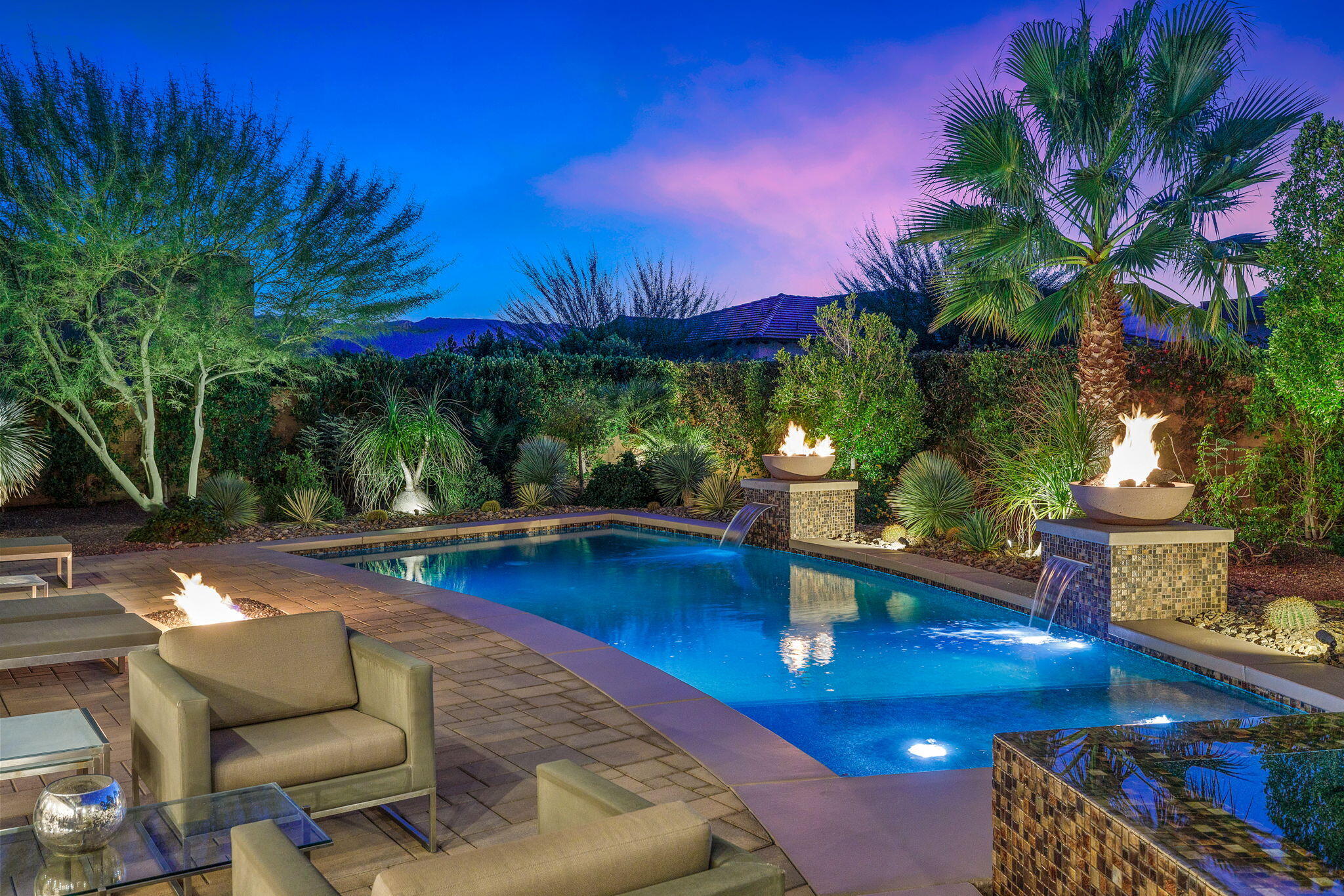 5 Via Merenda Rancho Mirage, CA 92270 - Photo 6 of 84 a view of a swimming pool with a patio