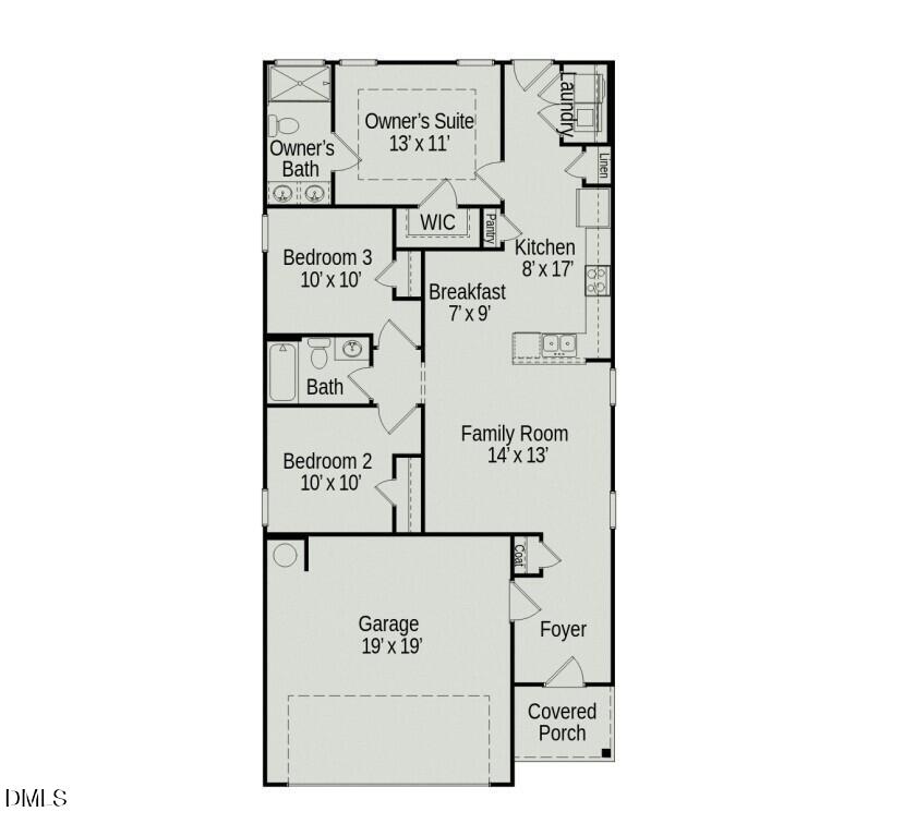 236 Courtside Drive Dunn, NC 28334 - Photo 20 of 20 Floorplan