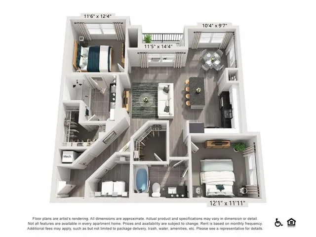 $1,520 | 3890 Floyd Road Southwest, Unit A1, Austell, GA 30106