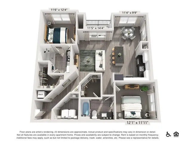 $1,520 | 3890 Floyd Road Southwest, Unit A1, Austell, GA 30106