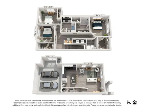 $1,647 | 3890 Floyd Road Southwest, Unit A1, Austell, GA 30106