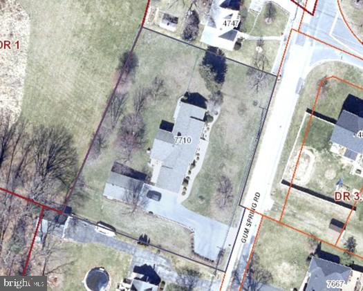 7710 Gum Spring Road Baltimore, MD 21237 - Photo 61 of 61 Arial view to show property lines