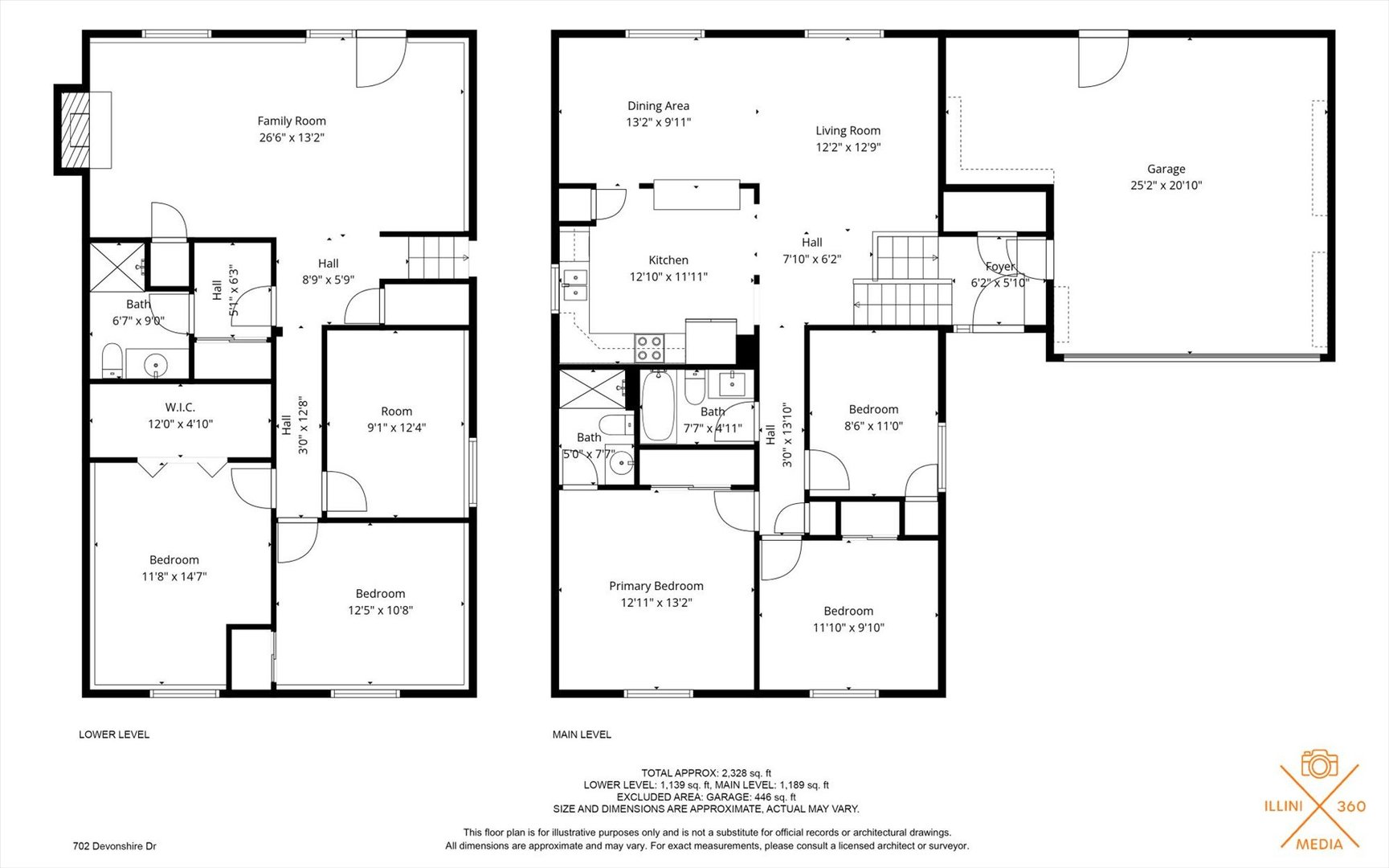 702 Devonshire Drive Champaign, IL 61820 - Photo 37 of 37 a picture of a floor plan
