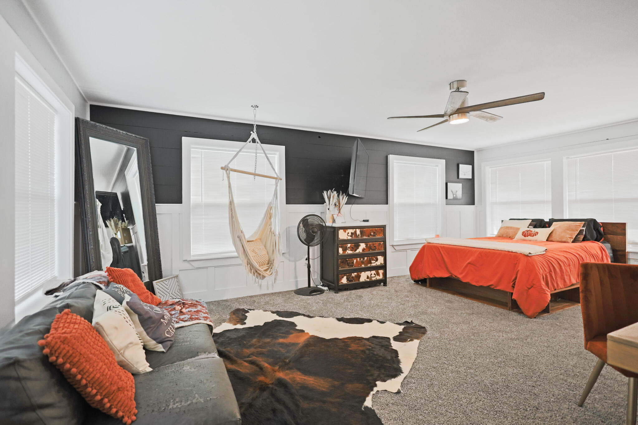 1904 28th Street Lubbock, TX 79411 - Photo 34 of 59 a bedroom with bed and a flat screen tv