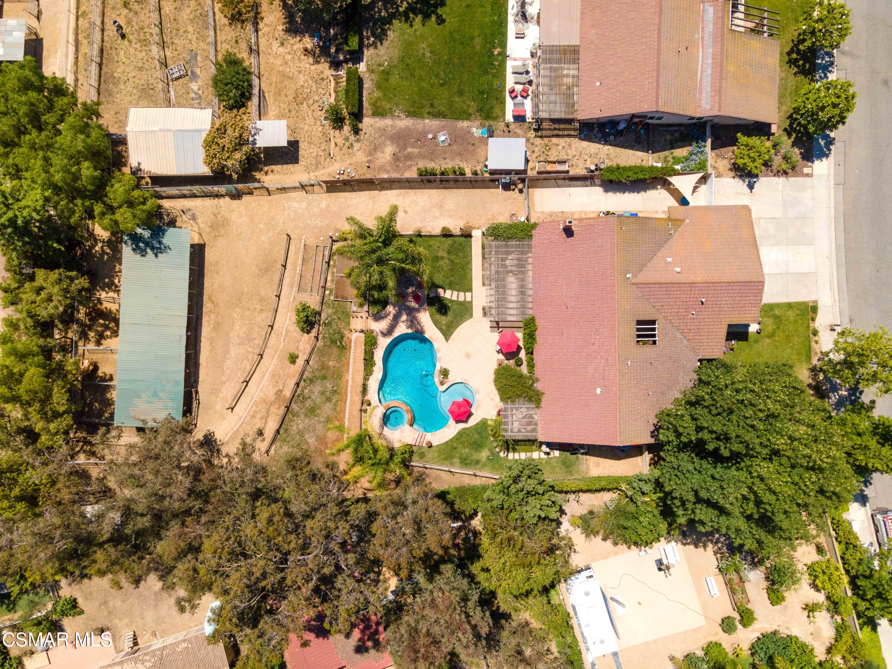 1704 Rambling Road Simi Valley, CA 93065 - Photo 32 of 40 an aerial view of residential houses with outdoor space