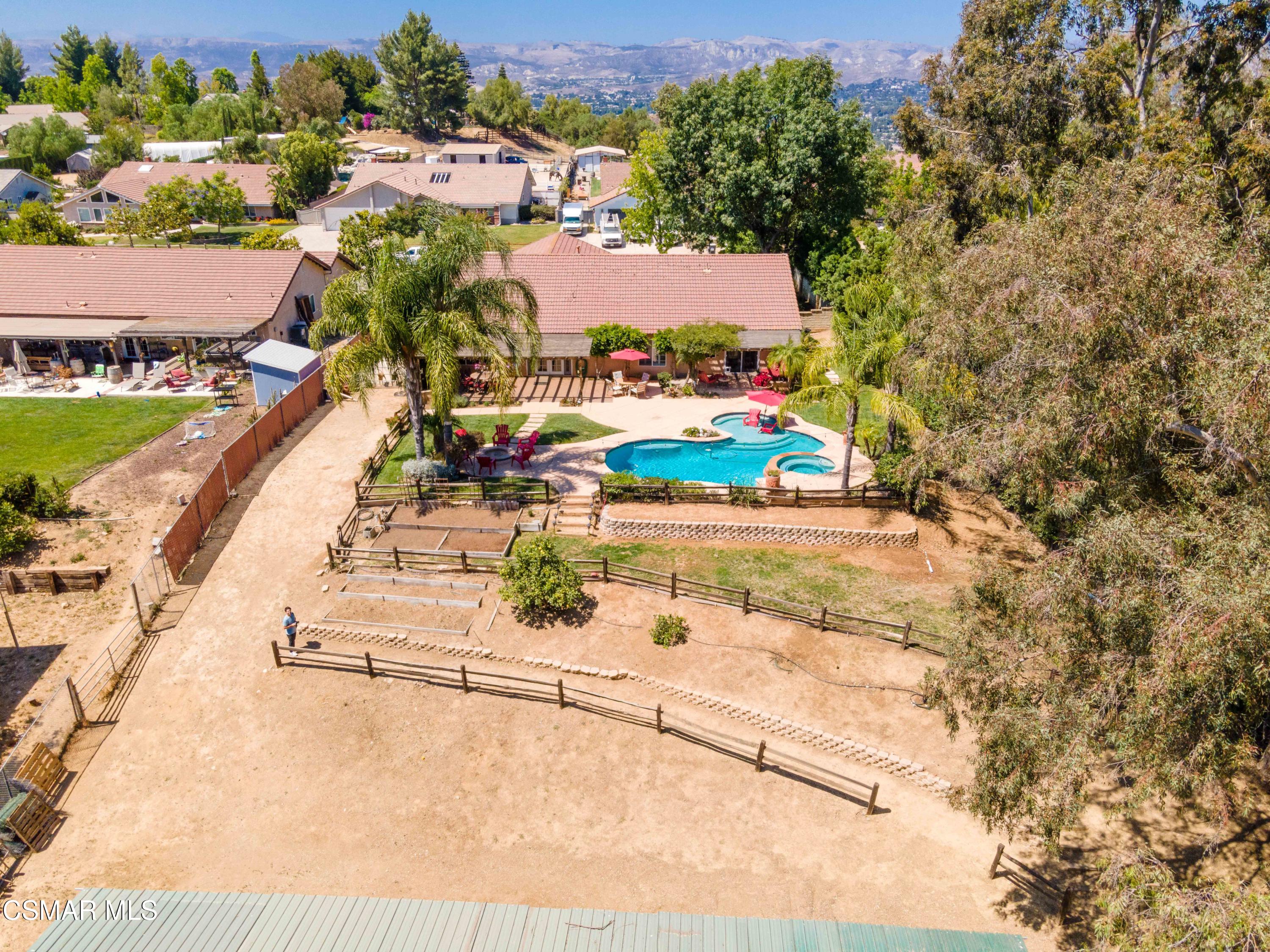 1704 Rambling Road Simi Valley, CA 93065 - Photo 33 of 40 an aerial view of residential houses with outdoor space