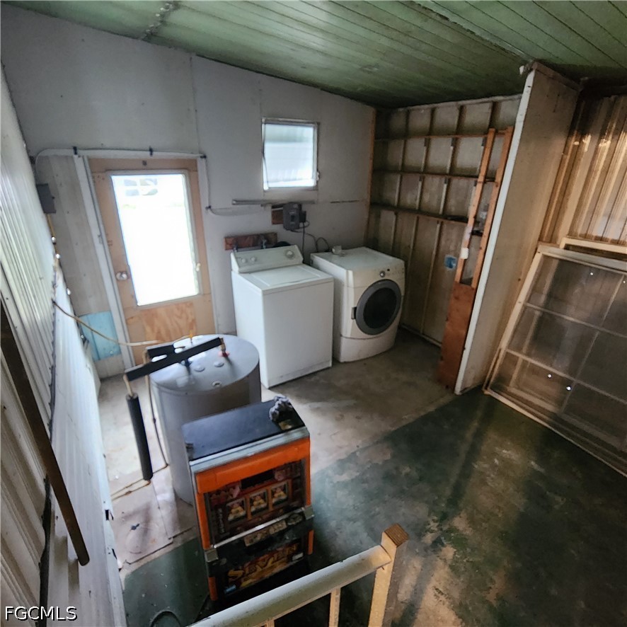 110 Gaslight Avenue North Fort Myers, FL 33917 - Photo 15 of 22 a view of a room with washer and dryer