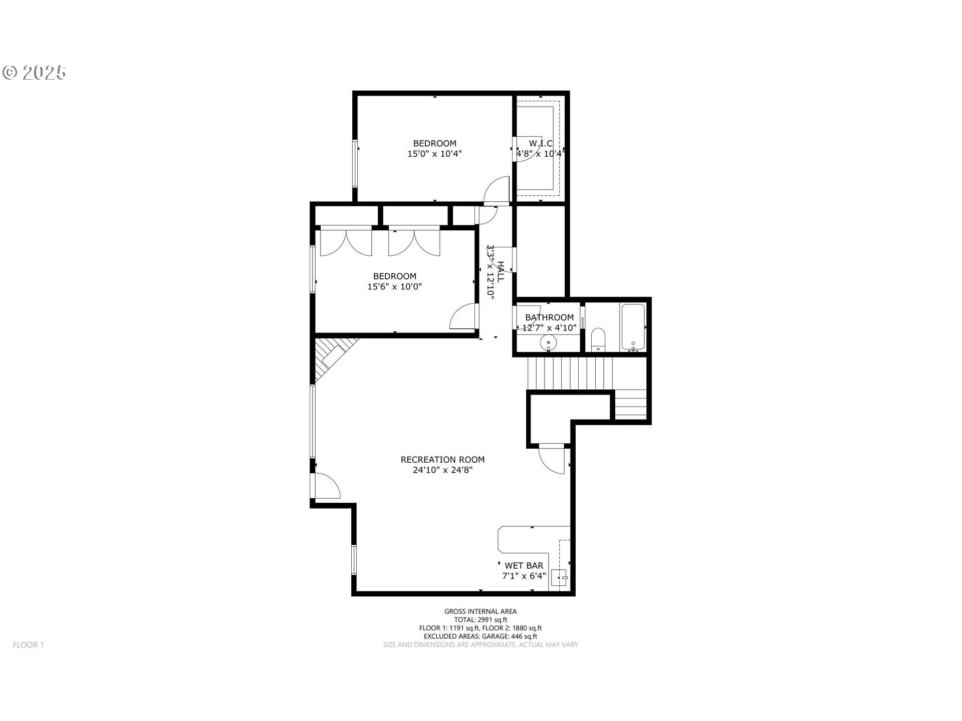 242 Southeast 29th Street Gresham, OR 97080 - Photo 46 of 47 Floor Plan