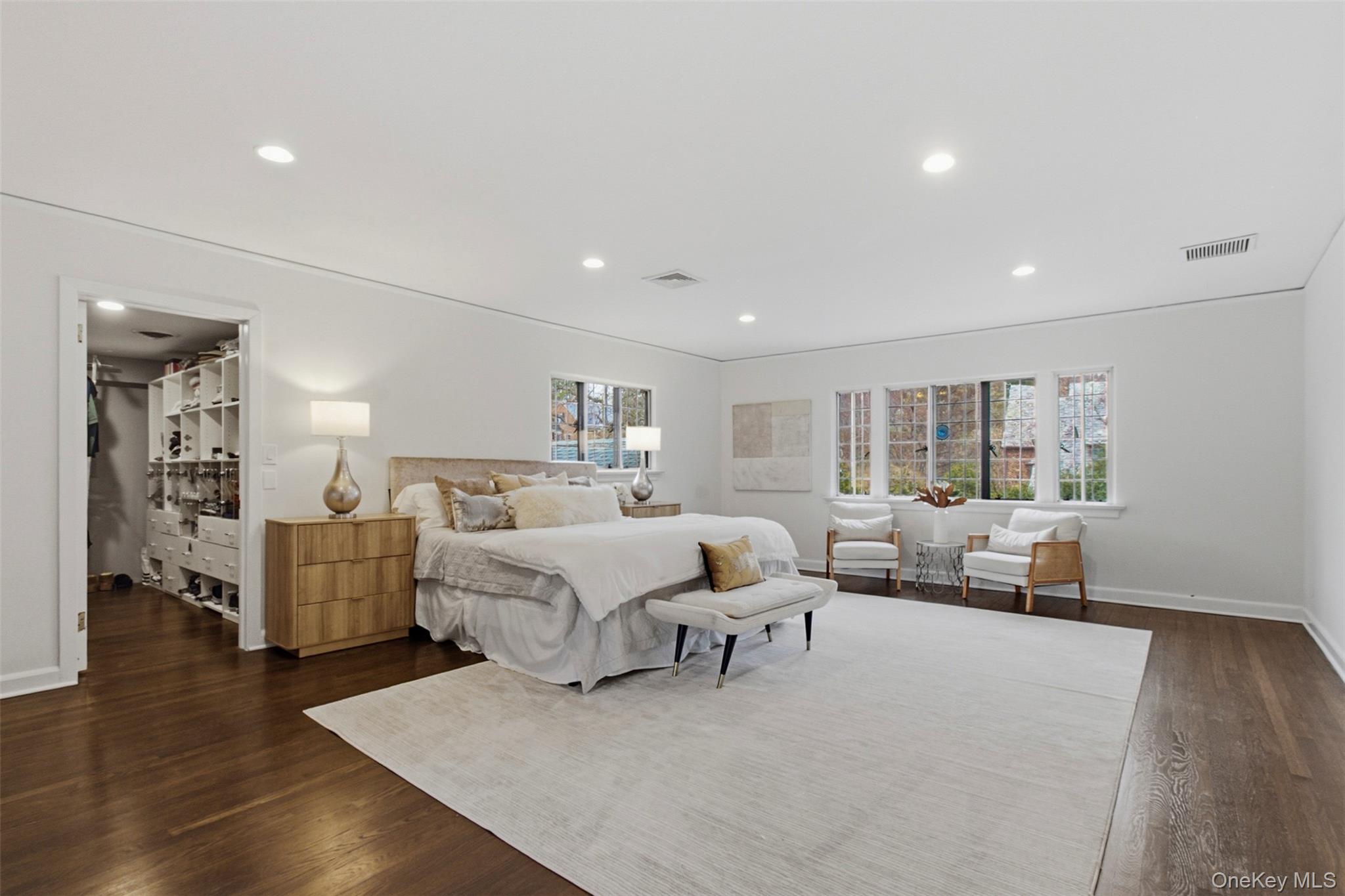 9 Rye Road Rye, NY 10580 - Photo 23 of 50 Spacious primary suite with enormous walk-in closet/ dressing area and an en-suite bath.
