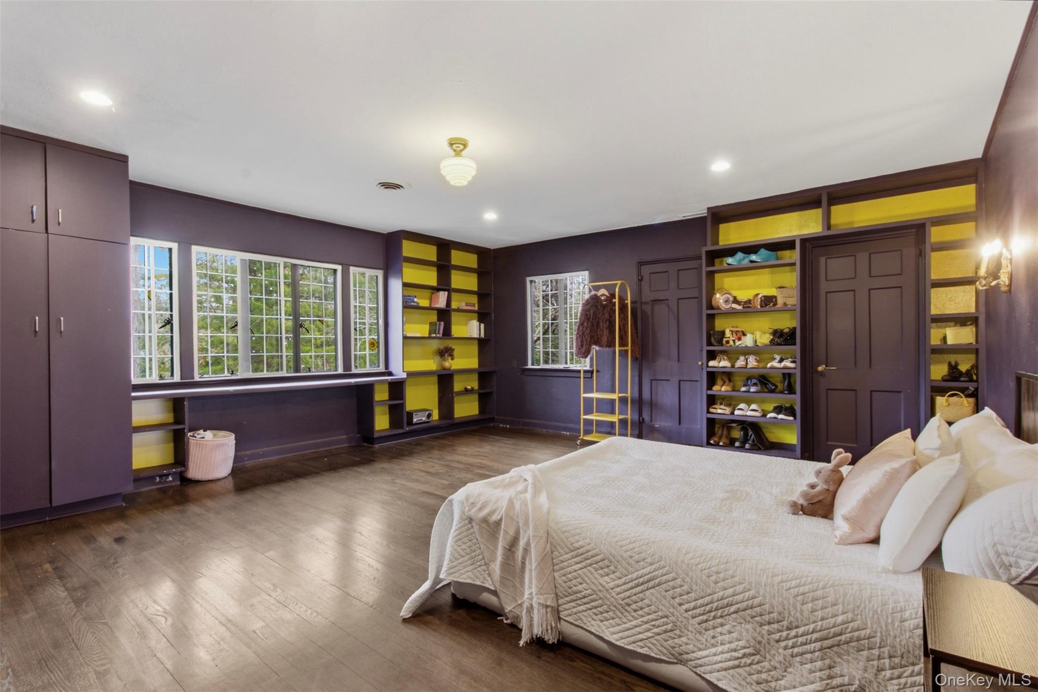 9 Rye Road Rye, NY 10580 - Photo 29 of 50 a bedroom with a large bed and a large window