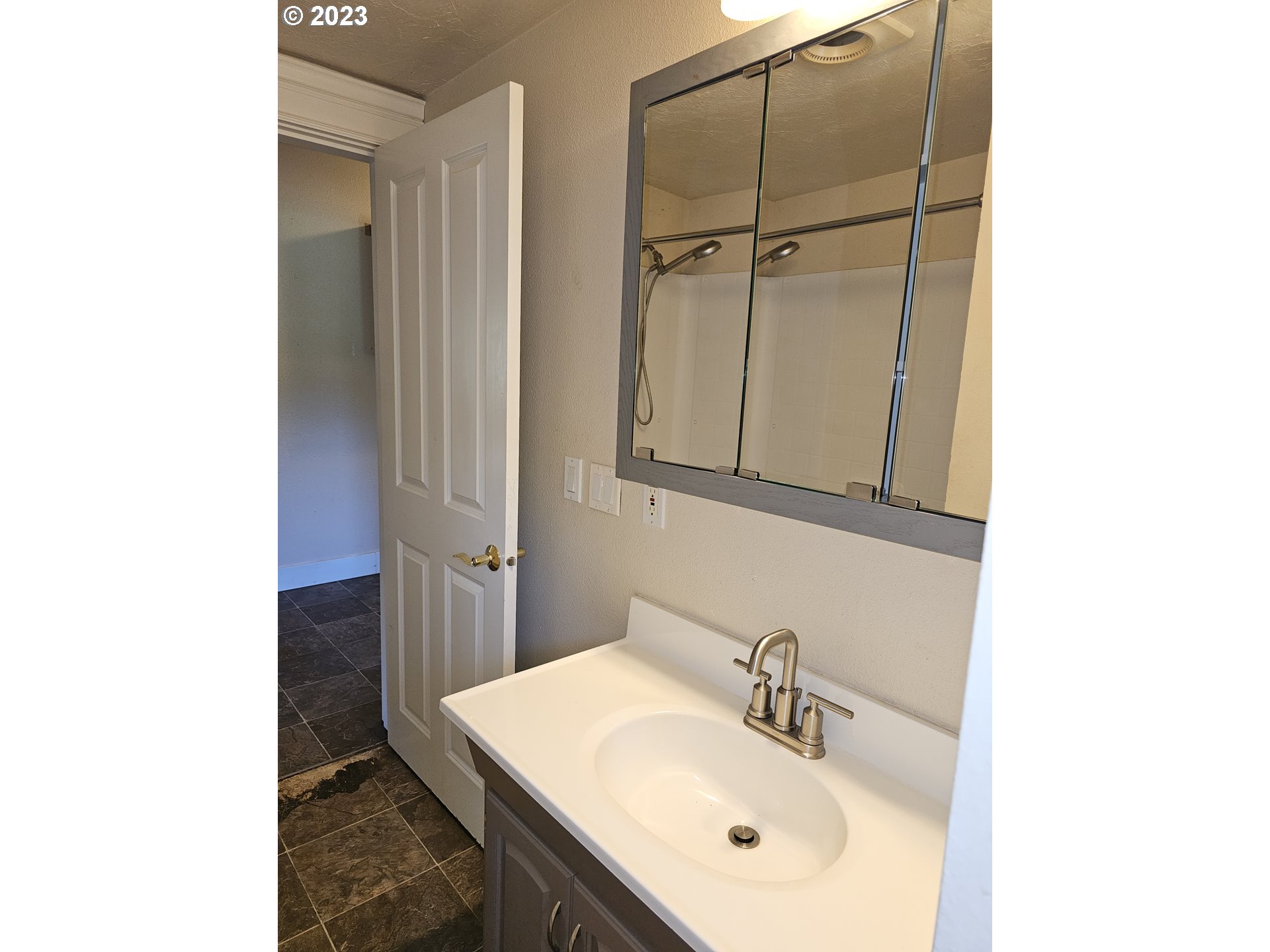 2644 Edison Street Eugene, OR 97402 - Photo 17 of 29 a bathroom with a sink and a mirror
