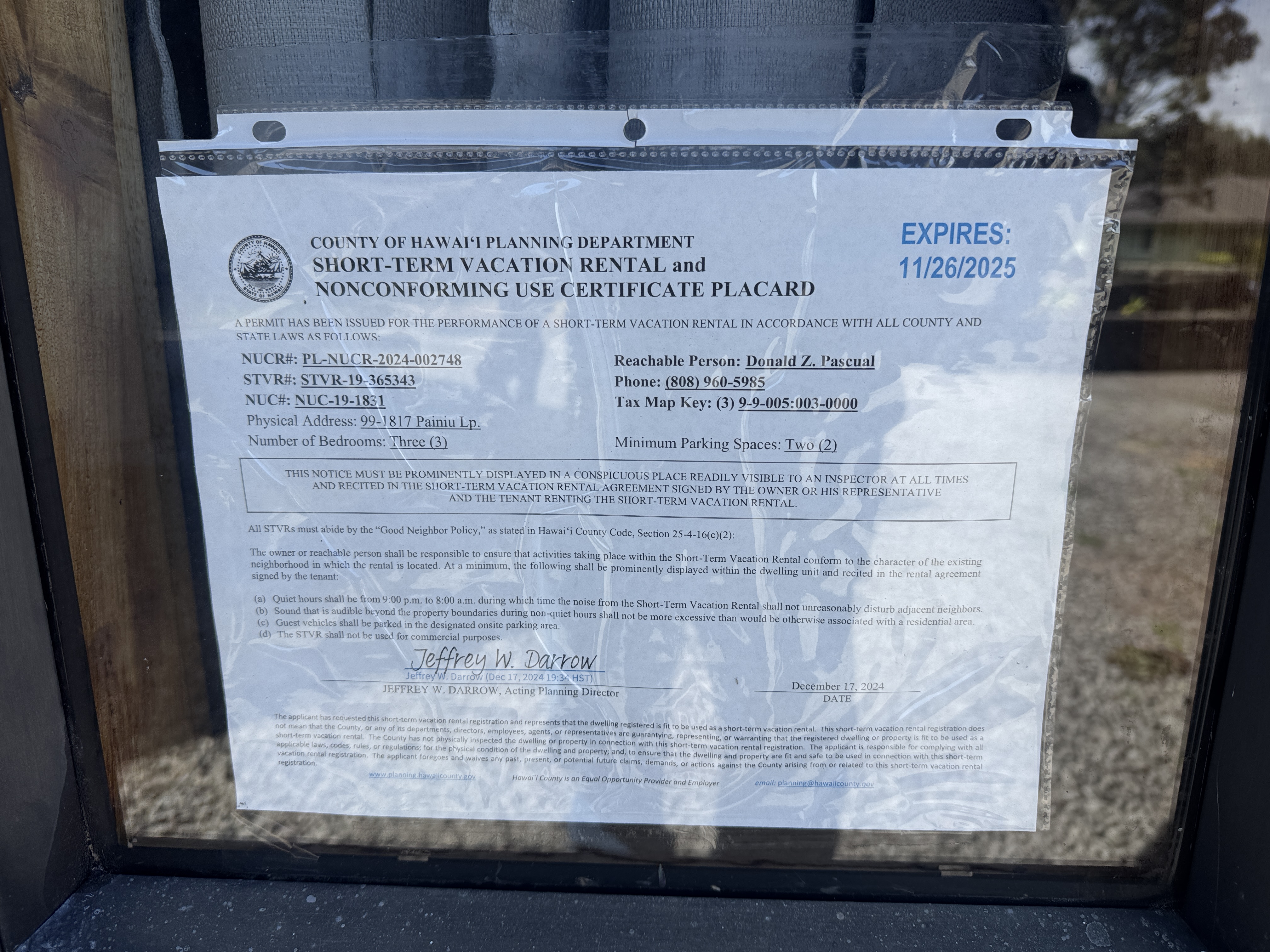 99-1817 Painiu Loop Volcano, HI 96785 - Photo 30 of 30 a view of door