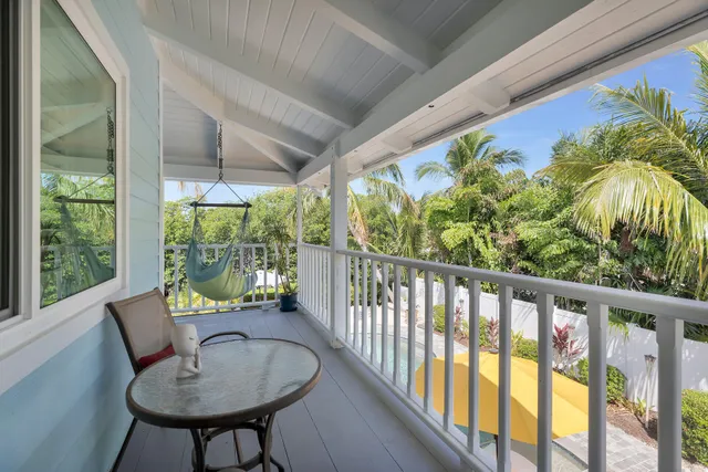 a view of a room that has a window in it