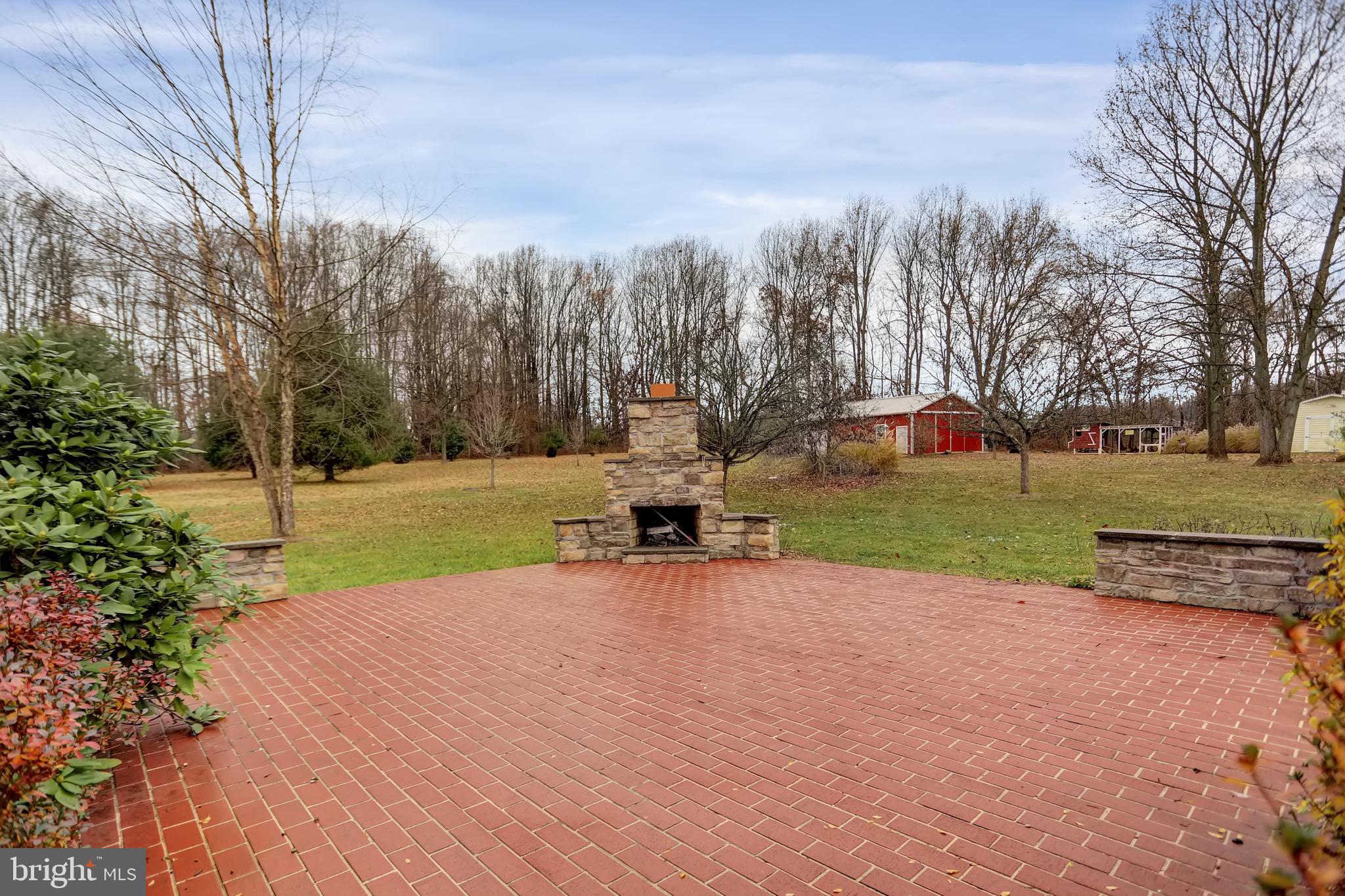 1105 Priestford Road Street, MD 21154 - Photo 63 of 69 Patio with fireplace