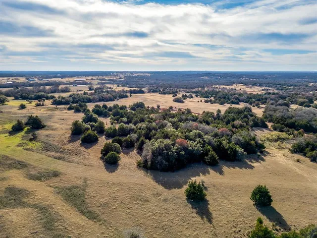 a view of a dirt pathway both side of yard