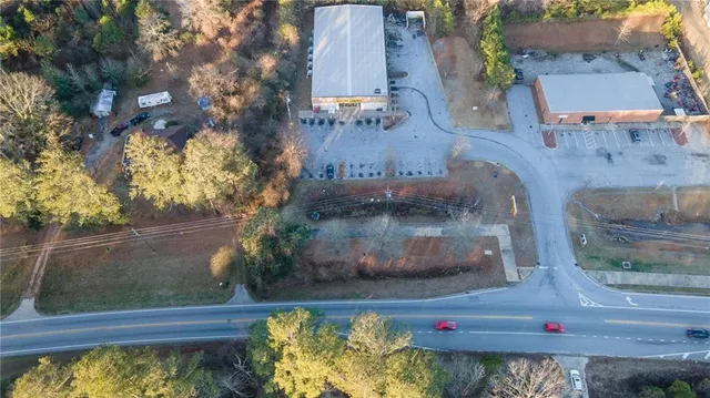 a view of a city from a balcony