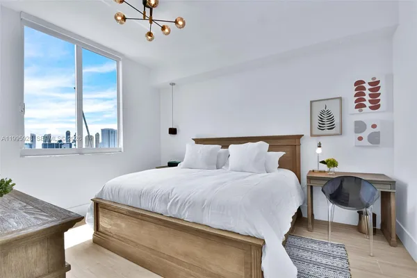 a view of a city from a balcony