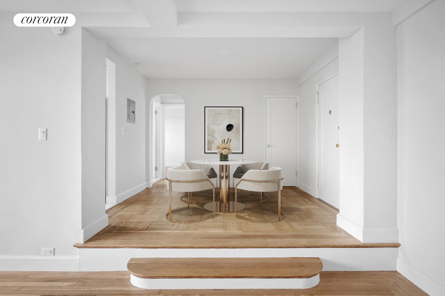 100 Riverside Drive, Unit 7B Manhattan, NY 10024 - Photo 4 of 11 a view of a dining room with furniture