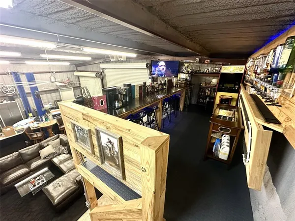 a view of a chairs in a room