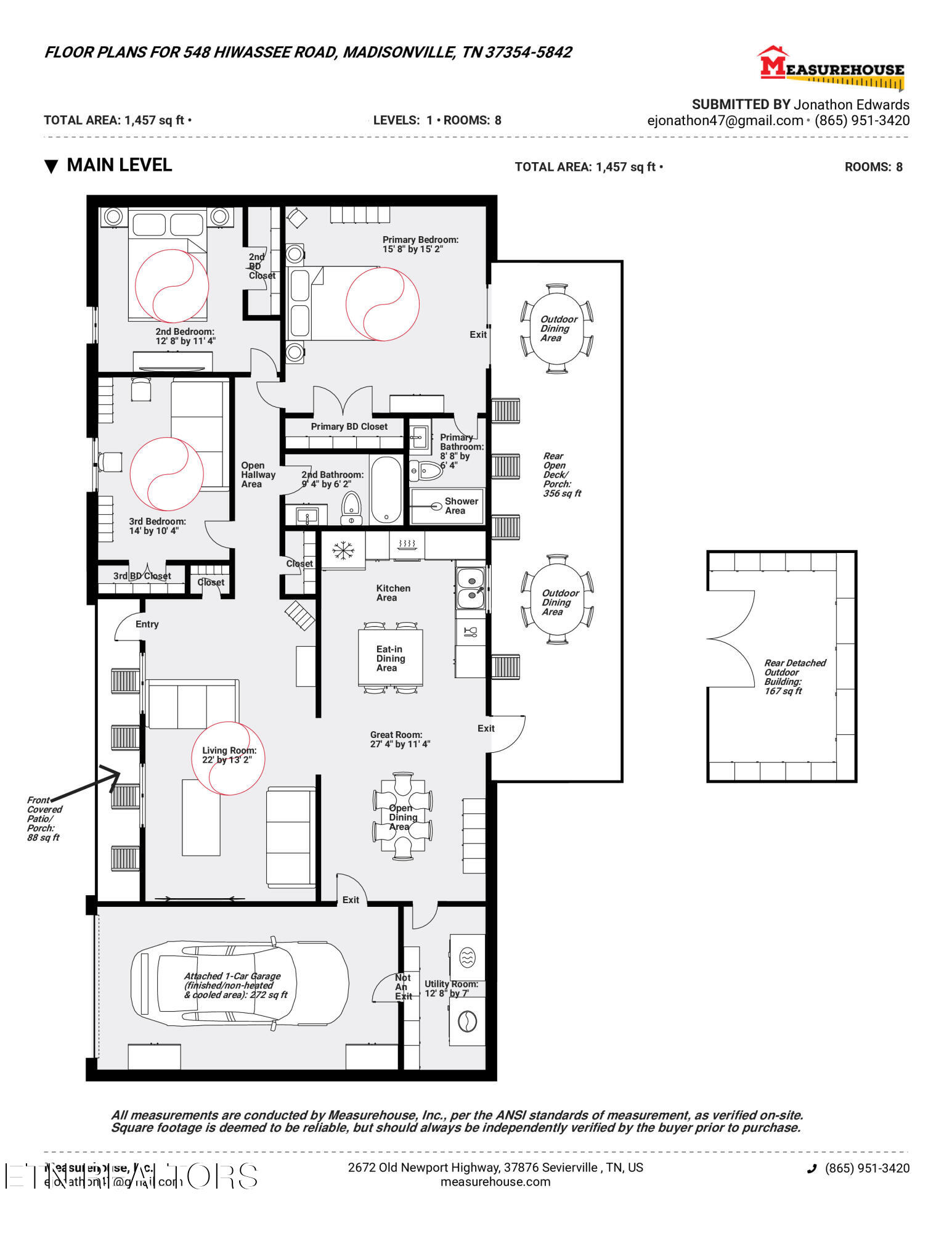 548 Hiwassee Road Madisonville, TN 37354 - Photo 35 of 35 FLOOR PLAN