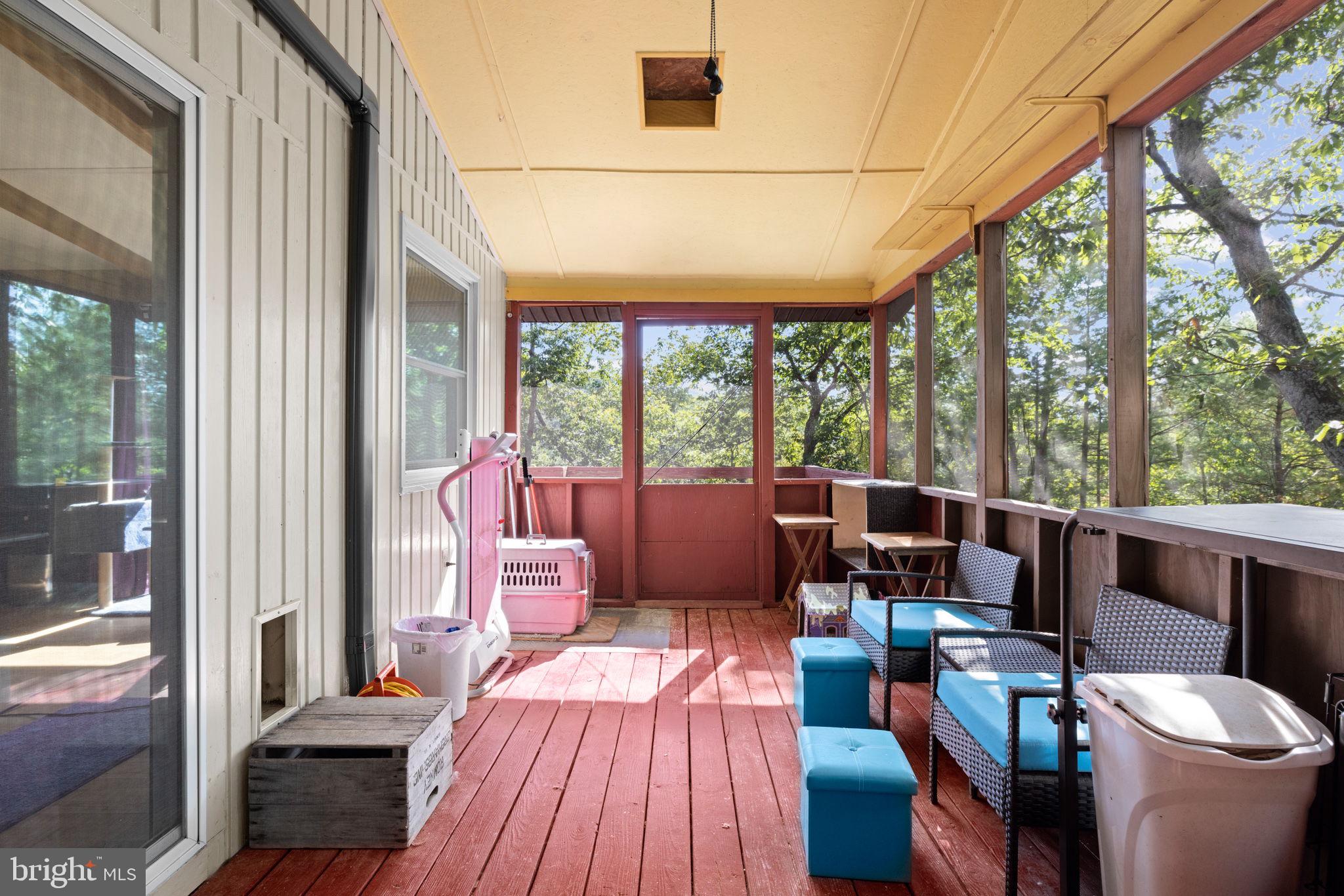 217 Pheasant Drive Basye, VA 22842 - Photo 15 of 30 Enclosed porch
