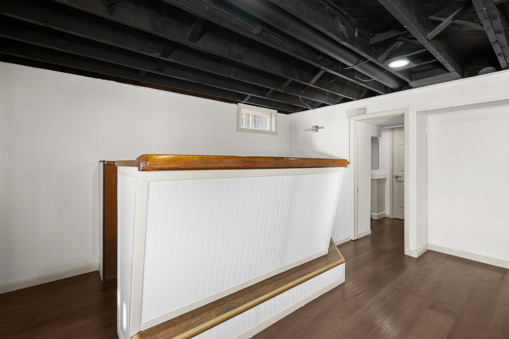 2518 13th Street Rock Island, IL 61201 - Photo 24 of 37 a utility room with wooden floor