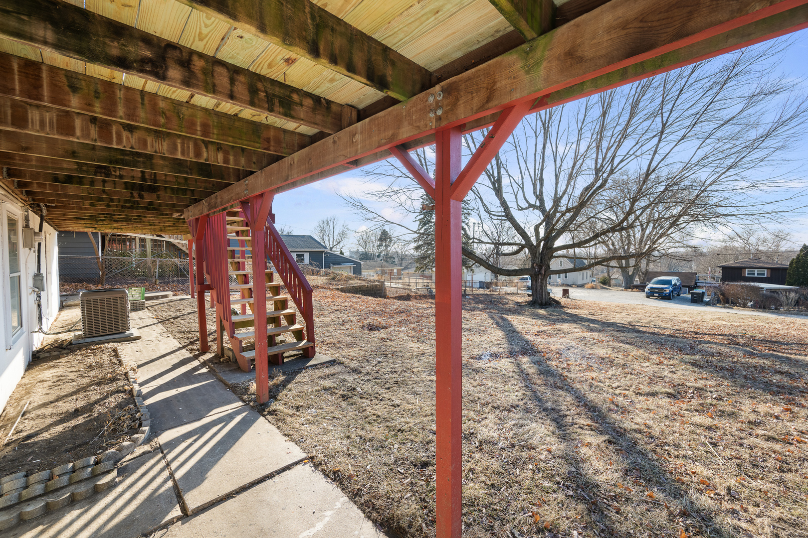 2518 13th Street Rock Island, IL 61201 - Photo 35 of 37 a view of a backyard of the house