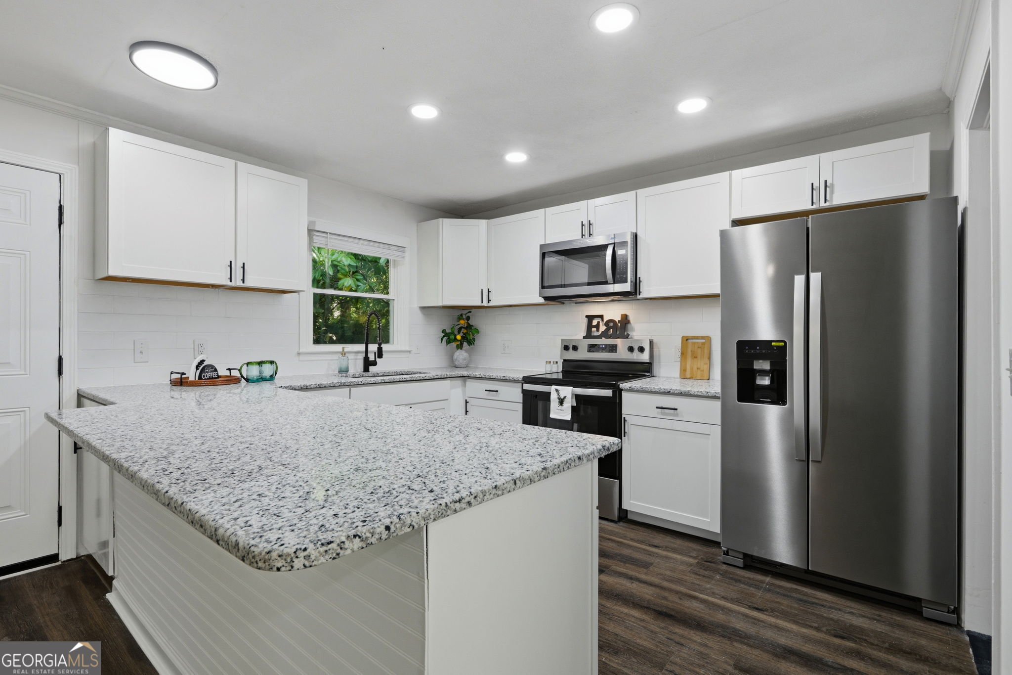 4443 Ritch Haven Road Columbus, GA 31909 - Photo 10 of 42 All new kitchen features shaker style cabinetry, granite countertops, new stainless steel appliances & recessed lighting.