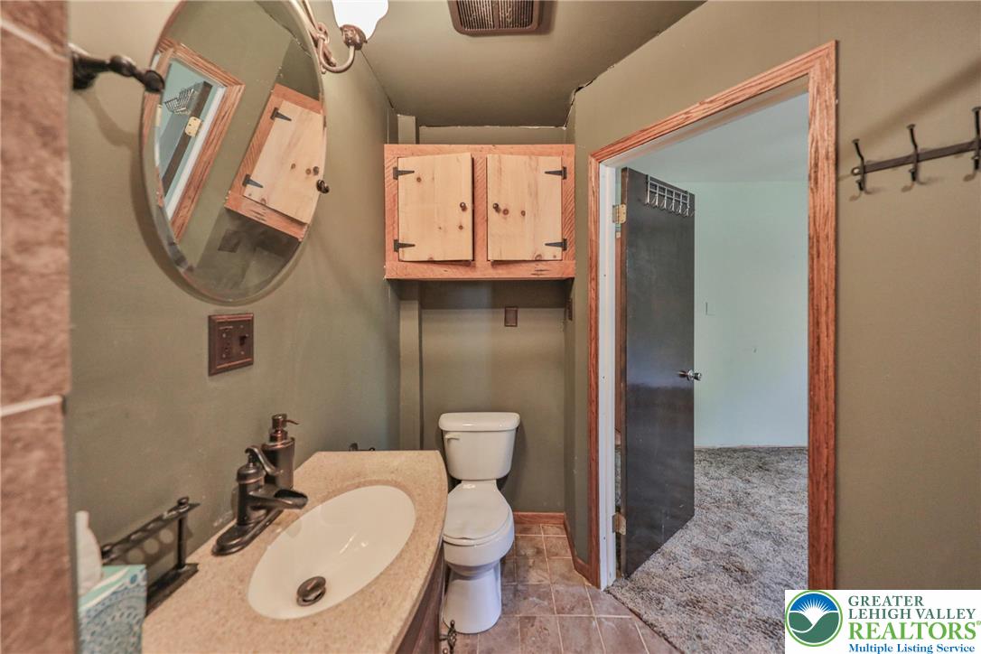 331 Cranberry Creek Road Cresco, PA 18326 - Photo 61 of 95 Functional bathroom with ample storage and a clear, well-lit vanity area.