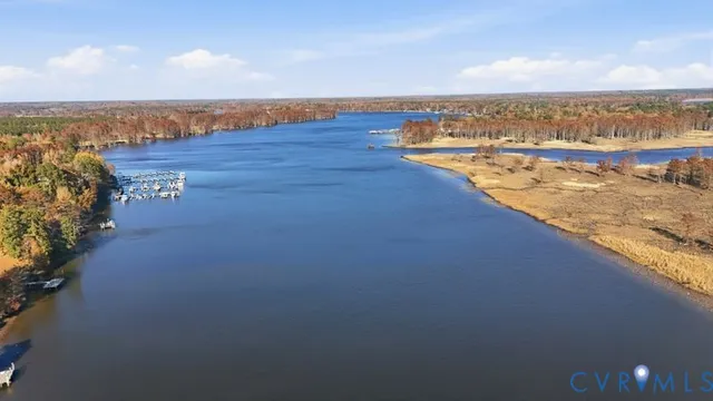 view of a lake with outdoor space