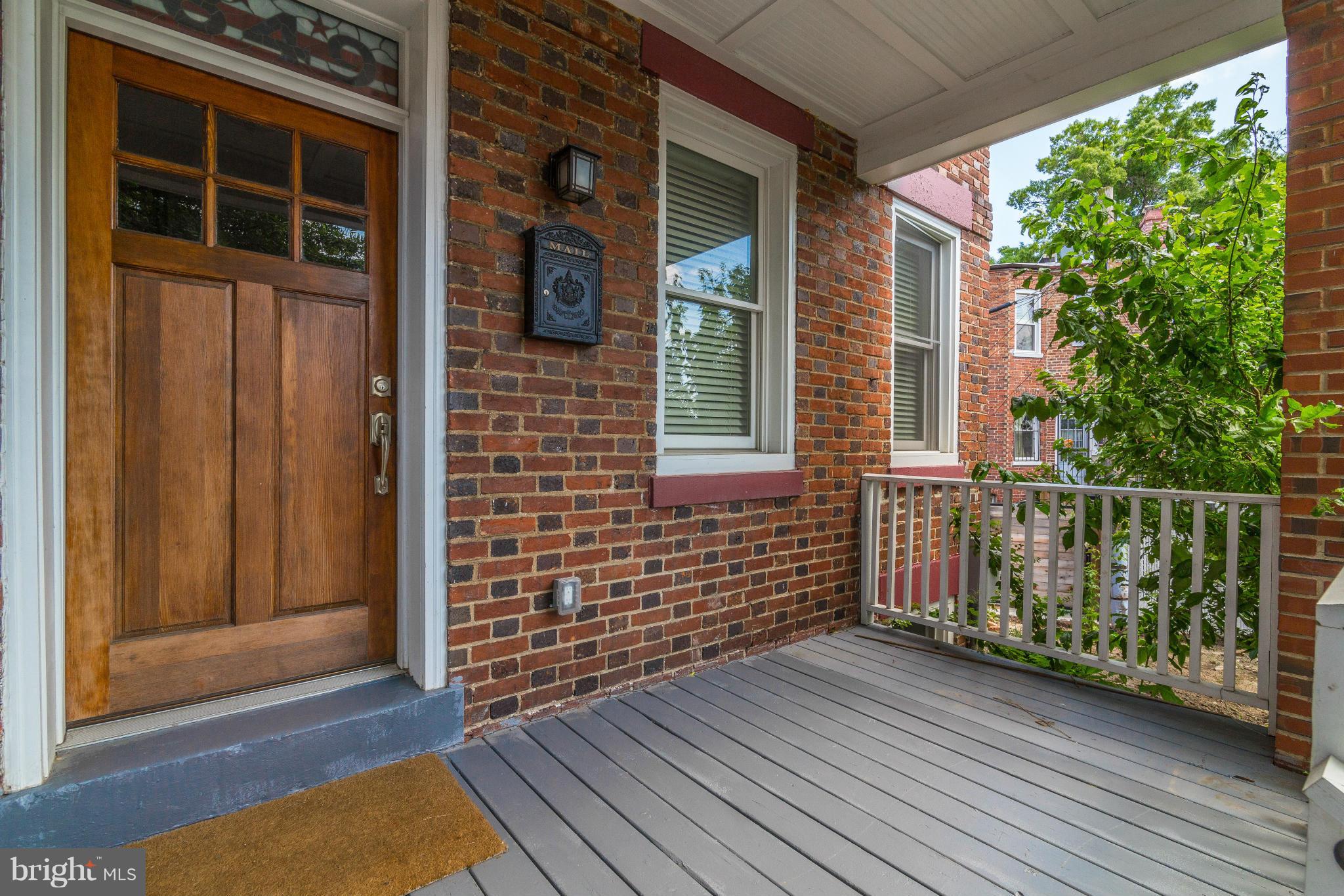 1849 3rd Street Northwest Washington, DC 20001 - Photo 2 of 23 a view of front door deck and balcony