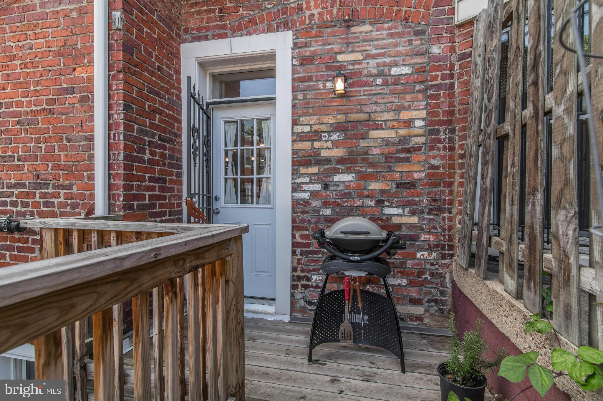 1849 3rd Street Northwest Washington, DC 20001 - Photo 19 of 23 a view of a brick buildings from a balcony