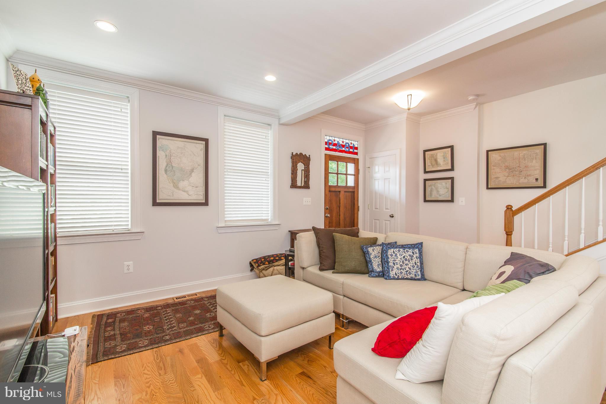 1849 3rd Street Northwest Washington, DC 20001 - Photo 4 of 23 a living room with furniture and a couch