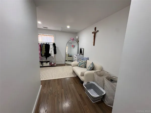 a room with furniture and window