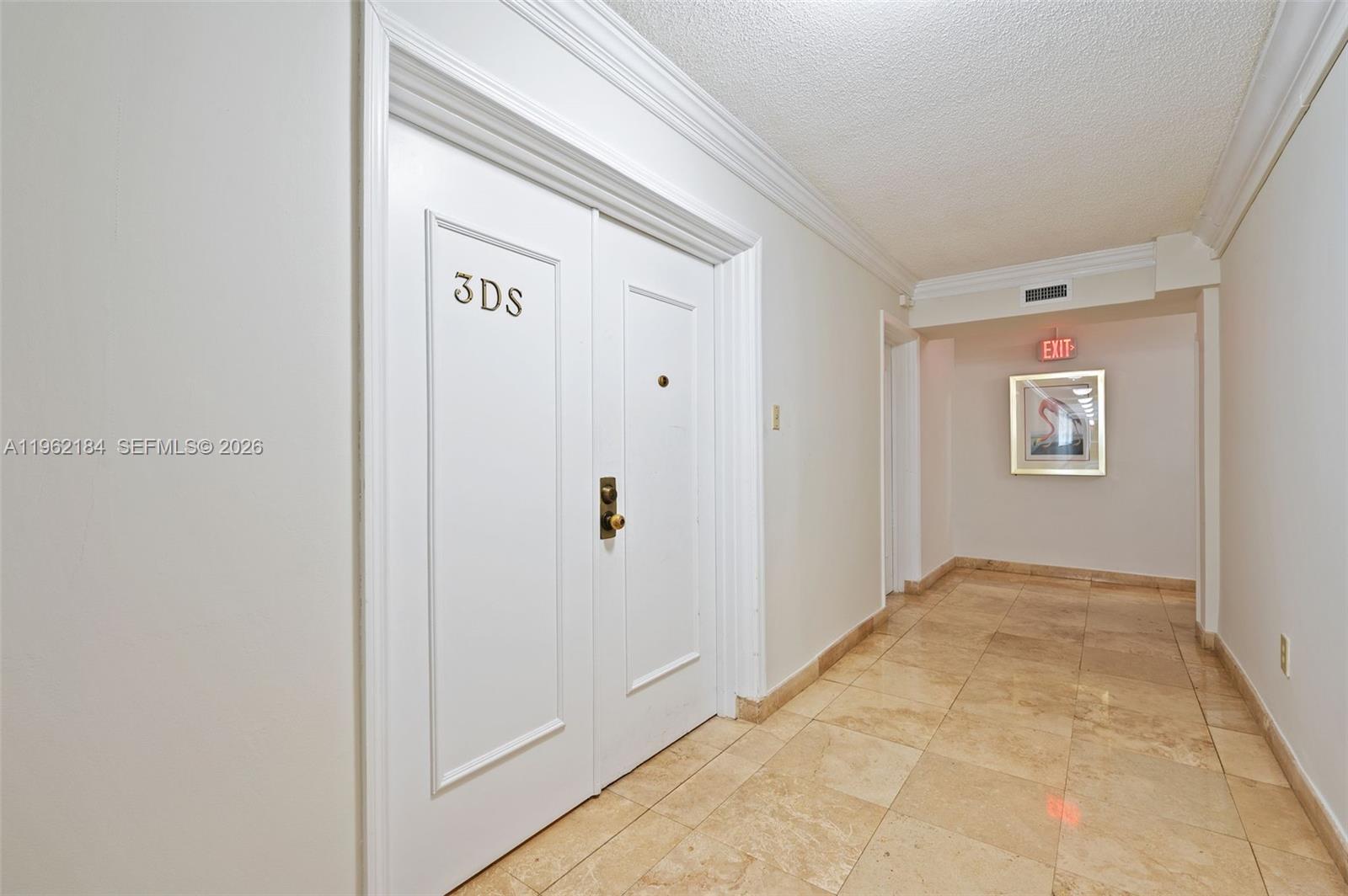 600 Grapetree Drive, Unit 3DS Key Biscayne, FL 33149 - Photo 4 of 30 Double door Entry to Unit 3DS