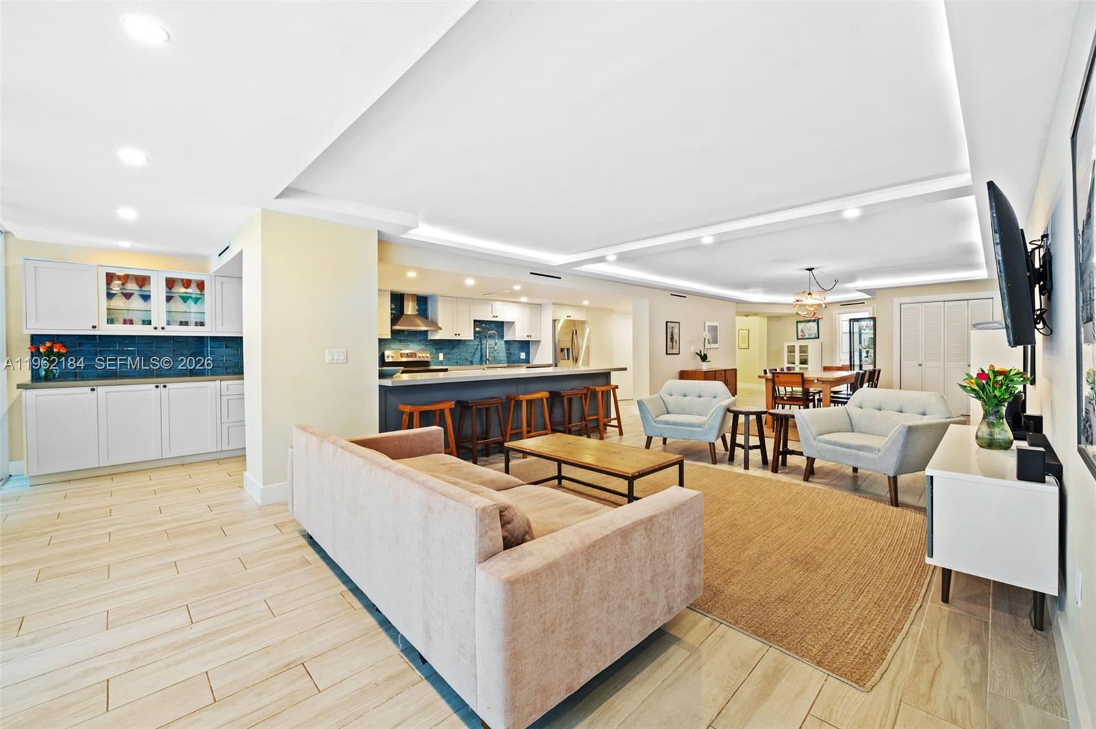 600 Grapetree Drive, Unit 3DS Key Biscayne, FL 33149 - Photo 8 of 30 Enlarged, Oversized Open Floorpaln