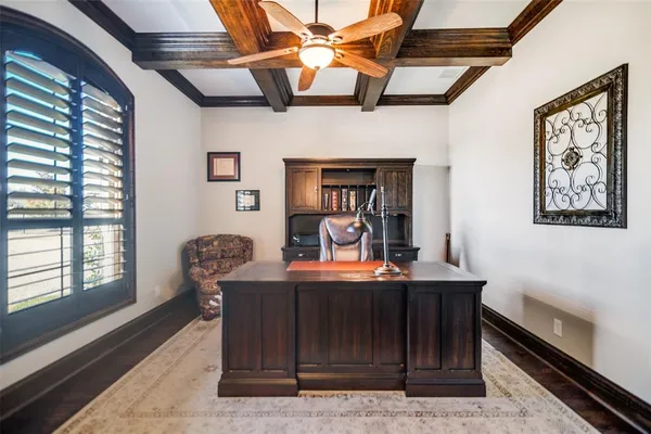 a room with furniture and window