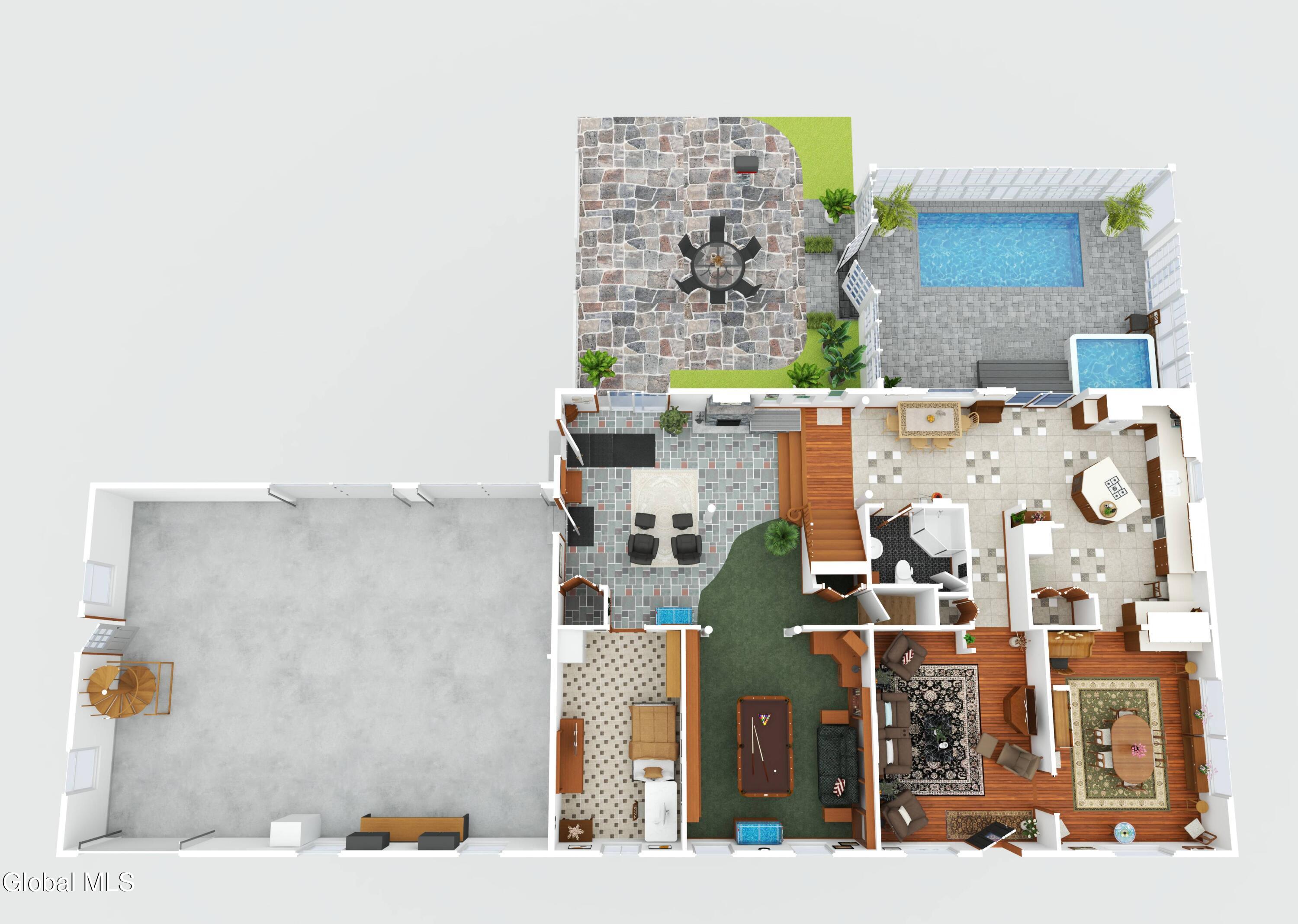 5214 Highway 145 Cobleskill, NY 12043 - Photo 52 of 55 3D Floor Plan 1st Floor